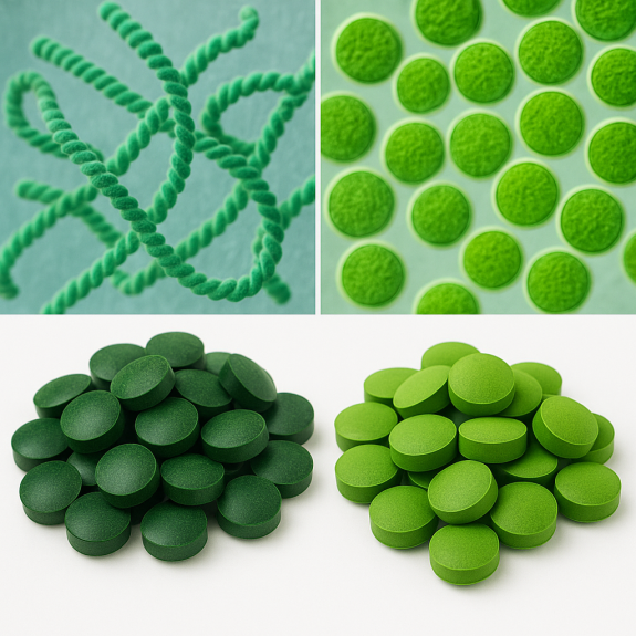 Chlorella & Spirulina BIO Algen 1.0 kg ca. 2000 Tabletten
